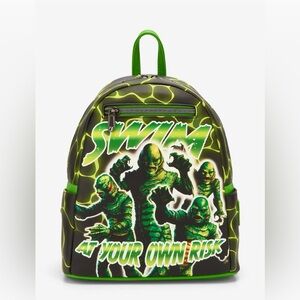 Loungefly Universal Monsters Creature From The Black Lagoon mini Backpack